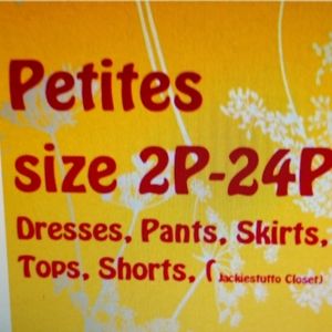Petite Women's Clothing Sizes 2 to 24
